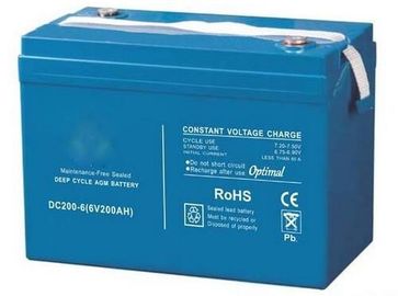 DC200-6 Electric Sweeper 200Ah Deep Cycle Battery 30Kg Weight 306X169X220 mm