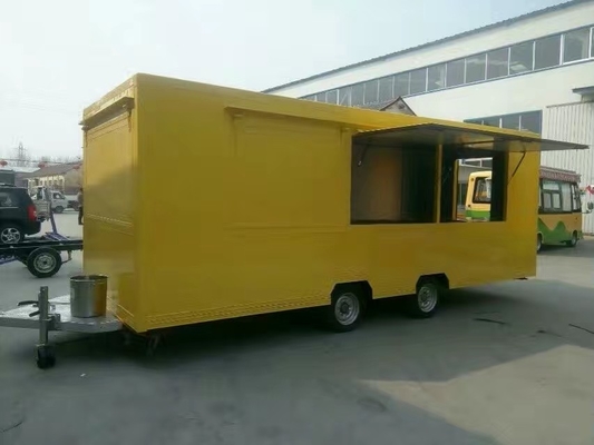 ISO ECE Certification  Fast Food Trailer Concession Street Mobile Food Truck Cart