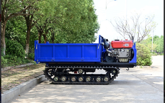 Chinese Farm Vehicles 5 Ton GF5000A Crawler Loader Dump Truck Rubber Dumper On Sale