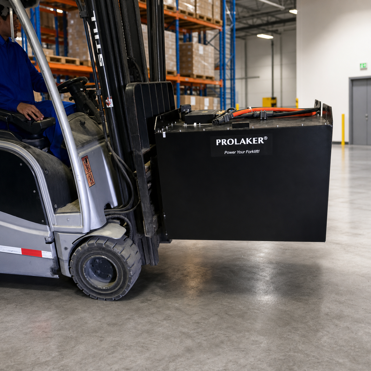 Latest company case about STILL Forklift Lead‑Acid to Lithium Retrofit Project — 8 Battery Units Supplied for South‑American Fleets