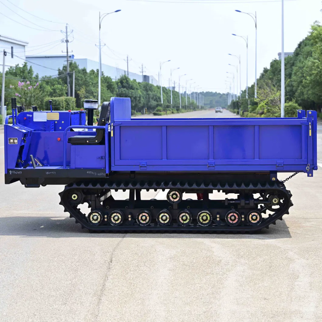Agricultural Machinery 3.5 Tons Crawler Tipping Truck Light Duty Hydraulic Dumping Diesel Engine Powered 2