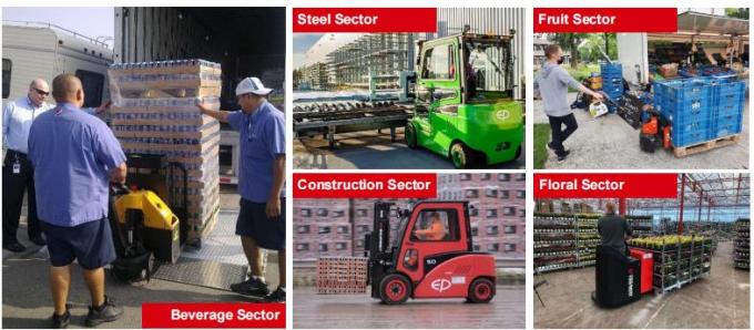 High Efficiency Electric Pallet Stacker 1.5t Load Bearing 17