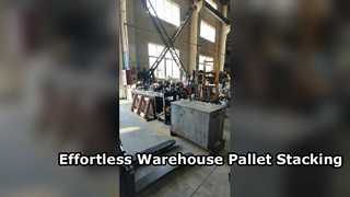 SPS1016 Semi-Electric Stacker  Labor-saving Electric Lifting for Warehouse Stacking