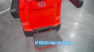 EP RSL161 1600kg Walkie Stacker Demo | High Lift Material Handling