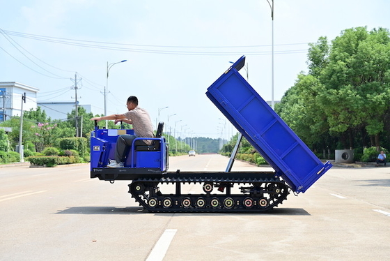 GF5000C 5 Tons Self-Loading Capacity Crawler Dumper Truck Used For Oil Palm Plantation