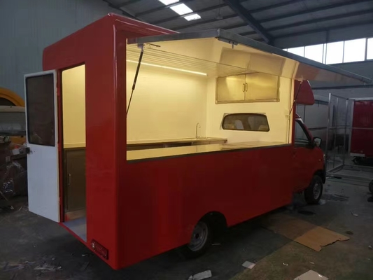 Customized Mobile Kitchen Trailer Pizza Cake Breakfast Carriage Movable Food Cart