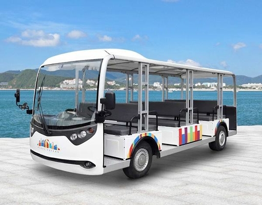 Four Row Seat Sightseeing Vehicle BS-4R-Li semi- closed