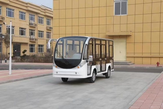 Round Light Four Row Seat Electric Sightseeing Vehicle Low Speed