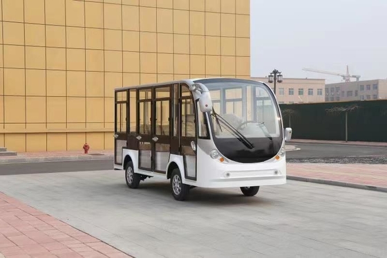 8-11 Seater Electric Shuttle Bus Low Speed Electric Sightseeing Vehicle Beautiful Design