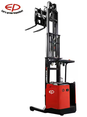 Double Scissors 1.2t Mini Electric Stacker Reach Truck