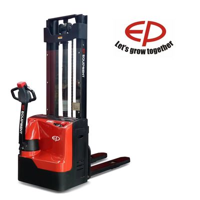 High Efficiency Electric Pallet Stacker 1.5t Load Bearing
