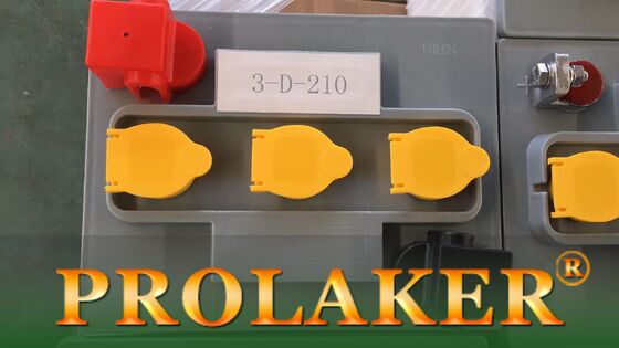 6 Volt 210Ah 3-D-210 Lead Acid Forklift Traction Battery Deep Cycle For Golf Cart