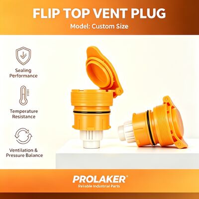 Factory Wholesale High‑Performance Flip Top Vent Cap, Flame‑Arresting Tight‑Seal Reusable Battery Filling Cap Accessory For Multiple Forklift Battery Models