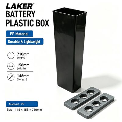 One-Piece Molding Virgin PP Battery Plastic Case, Low Failure Rate for Forklift Battery Production