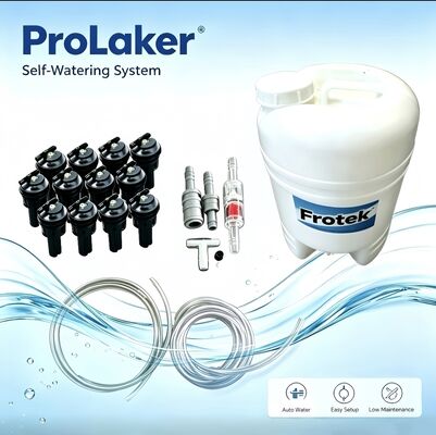 Battery Automatic Water Filling Kit, Gravity Feed Watering System with Tank, Hose & Fittings for 24V 48V 80V Forklift, AGV, Golf Cart Flooded Lead Acid Battery