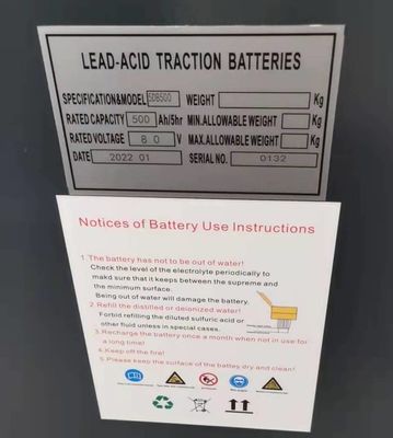 500AH 80v Forklift Traction Battery