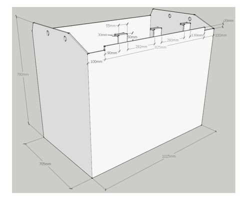 500AH 80v Forklift Traction Battery