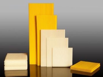Durable Yellow/White Color Forklift Battery Parts Tubular Seperator Battery Gauntlet with CE Certification