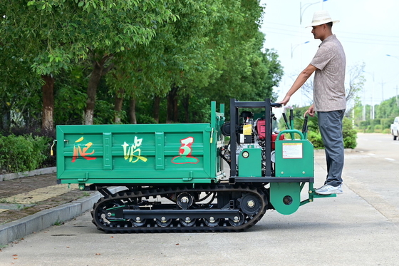 Diesel Engine Powered Hydraulic Crawler Dumper Truck 9.2kw / 300r/Min Engine Power GF2500