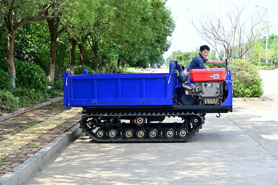 Agricultural Machinery 3.5 Tons Crawler Tipping Truck Light Duty Hydraulic Dumping Diesel Engine Powered