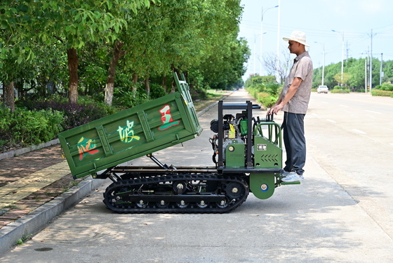 2000kg Durable Mini Loader Track Crawler Dumper Oil Palm Planation Transport