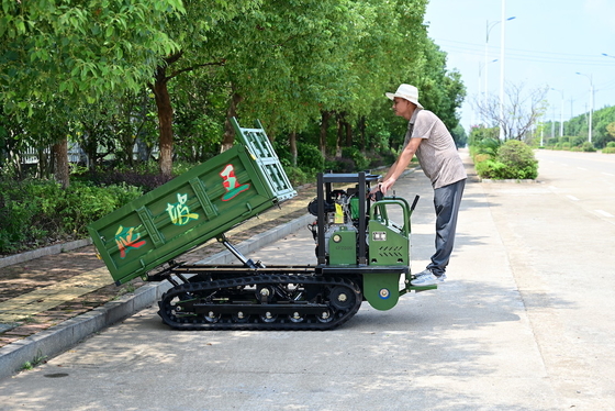 2000kg Durable Mini Loader Track Crawler Dumper Oil Palm Planation Transport