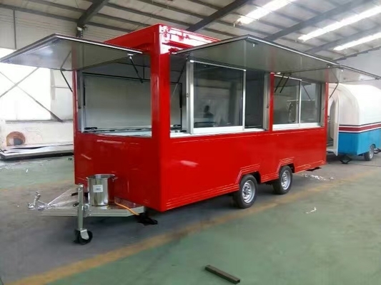 food trailer Coffee Hot Dog Food Carts With Full Kitchen, Mobile Ice Cream Food Trailer