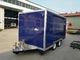 Movable square Food Truck Trailer For Making Ice Cream, Donuts, Pizza And Burgers