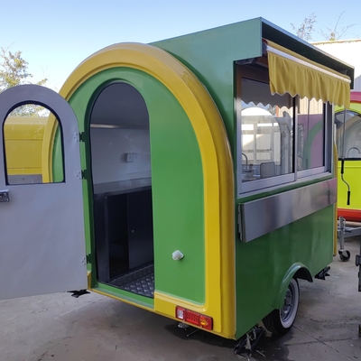 Portable Food Catering Trailer Fully Equipped  Mobile Kitchen Easy Maintaining