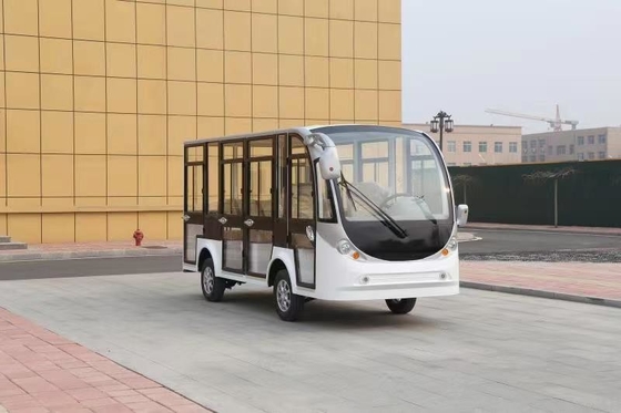 Round Light Four Row Seat Electric Sightseeing Vehicle Low Speed