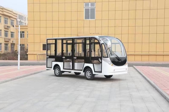 8-11 Seater Electric Shuttle Bus Low Speed Electric Sightseeing Vehicle Beautiful Design