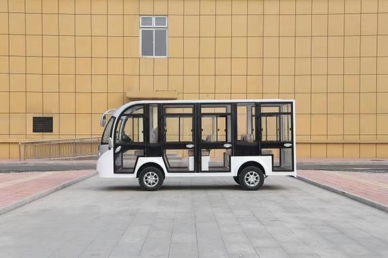 8-11 Seater Electric Shuttle Bus Low Speed Electric Sightseeing Vehicle Beautiful Design