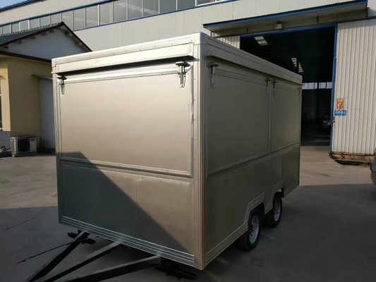ISO ECE Certification  Fast Food Trailer Concession Street Mobile Food Truck Cart
