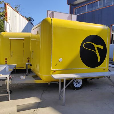 Popular  Mobile Fast Food Trailer Standard Food Truck With Full Kitchen