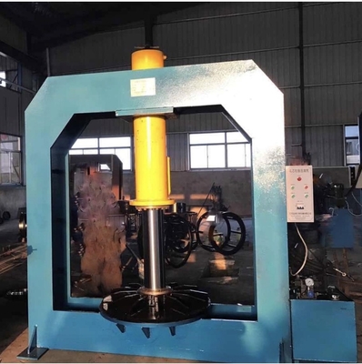 ISO Certified TP160 Industrial Forklift Solid Tire Press Machine with Steel Frame