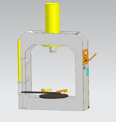 2110X800X2430 Mm 200 Ton TP200 Solid Tyre Pressing Machine Wear Resisting With Adjustable Press Frame