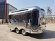 Airstream Food Trailer Stainless Steel Fast Food Truck Cart Available On Sale