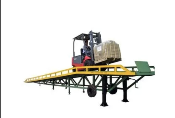 Portable Loading Dock Ramps DCQ10-0.7 10 Ton Fixed Hydraulic Dock Leveler