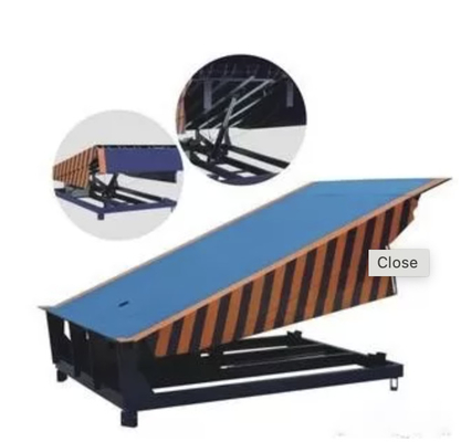 High Efficiency Warehouse Dock Ramps DCQ8-0.7 Custom Stationary Hydraulic Dock Leveler