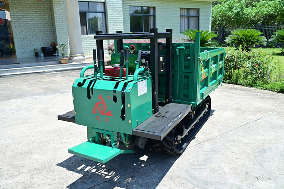 Manufactured 1ton Crawler Dumper Rubber Truck Uesed for Palm Oil Crawler Dumper