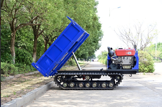 Self-Propelled Dumper Hydraulic Dumping 5tons Maximum Loading GF5000d Rubber Track Crawler Dumper