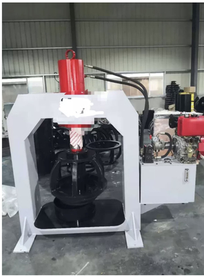 TP160 Placed On Van With Diesel Engine Mobile Solid Tire Press Machine