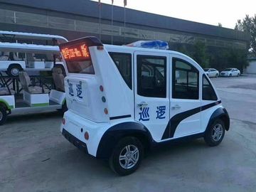 4 Seats Electric Platform Truck Cruising Vehicle With Zero Emission Environmental Friendly