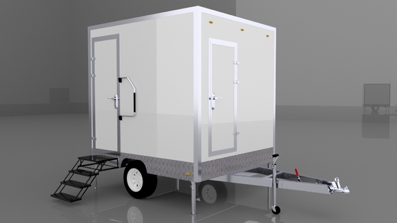 Affordable Functional and customizable Mobile single shower Trailer Outdoor Luxury Bathroom Toilet