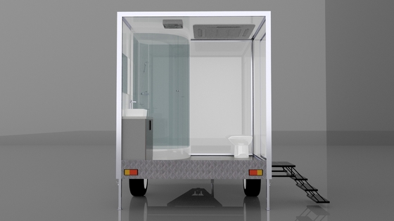 Affordable Functional and customizable Mobile single shower Trailer Outdoor Luxury Bathroom Toilet