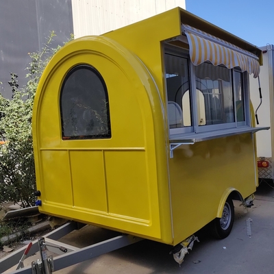 Wholesale Price Customizable Mini Catering Icecream Trailer With Glass Reinforced Plastic