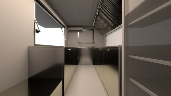 Customized Electric Stainless Steel Food Trailer For Convenient Food Service