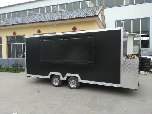 Affordable Outdoor Mobile Kitchen Hot Dog Cart Halal Pizza Food Truck Mobile BBQ Food Trailer Fully Equipped