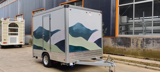 High End Restroom Trailer Portable Camouflage  Restroom For Weddings Mobile Toilet For Wedding Site