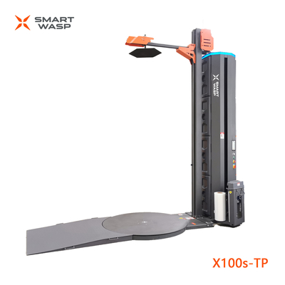 Full Ceramic Tray Winding Automated Stretch Wrapper High Efficiency